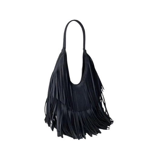 Tokyo Tassel PU Leather Hobo Bag
