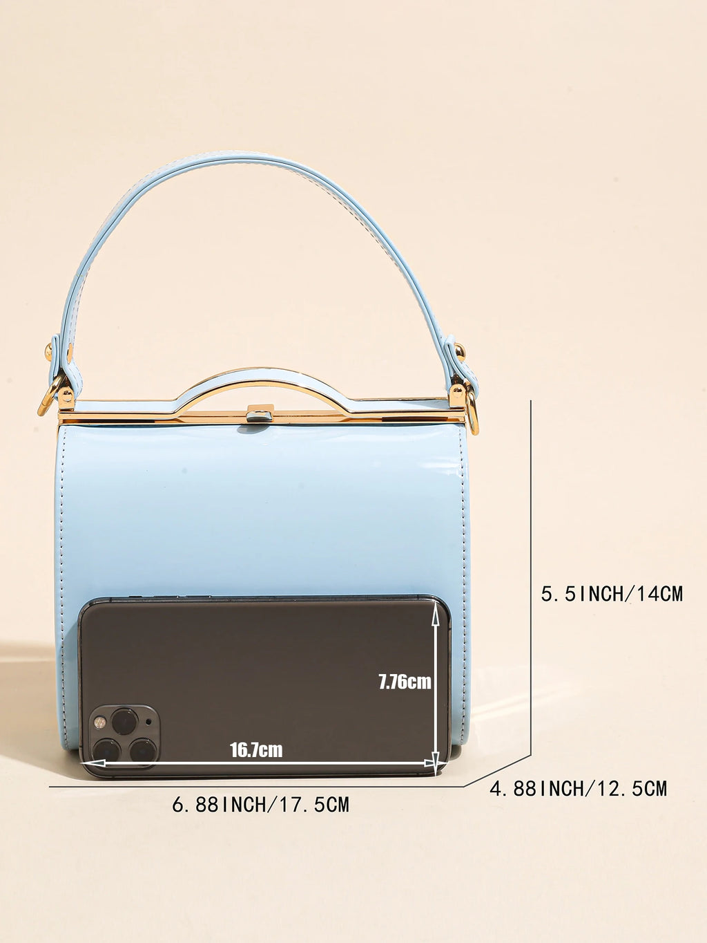 Cuir verni élégant et minimaliste